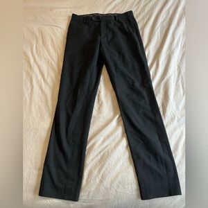 Pinstripe trousers, tapered. Size 28W/32L.